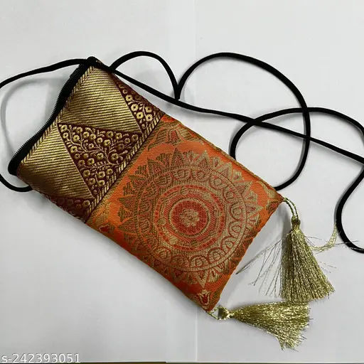 Handmade Mobile and Coin Bag for Everyday Elegance